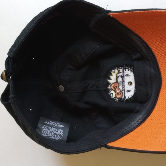 Naruto Shippuden Hello Kitty & Friends Baseball Cap Black - Picture 6 of 9